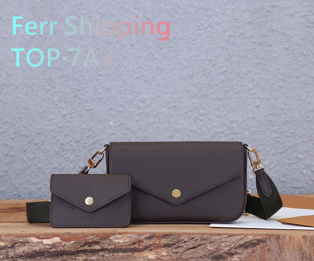 

Designer luxury womens bag Casual fashion single shoulder bag messenger bag TOP 7A M80991 key case handbag Mini coin purse envelope bag high quality ladies bag, Green