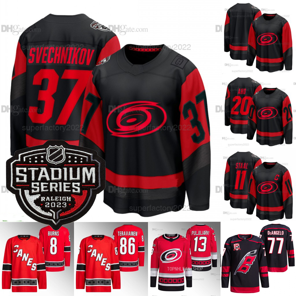 

Carolina 2023 Stadium Series Jersey Hurricanes Andrei Svechnikov Martin Necas Sebastian Aho Brent Burns Brady Skjei Jaccob Slavin Teuvo Teravainen Jesper Fast, Women s-xxl