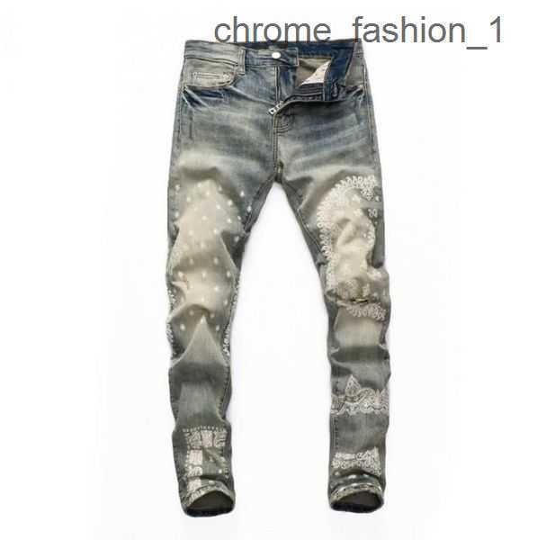 

Casual amirly Men's Jeans Slp Blue Skinny Flare Pants Black Destroyed Mens Biker Slim Denim Straight Long Men Ripped 9 FN8O, #19