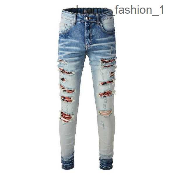 

Brand Close-fitting amirly Ripped 23 Pencil New Pant Colorways Embroidery Designer Slim Mens Pants Jeans Hiking Para Hombre Motorcycle 2 BQNJ, 15