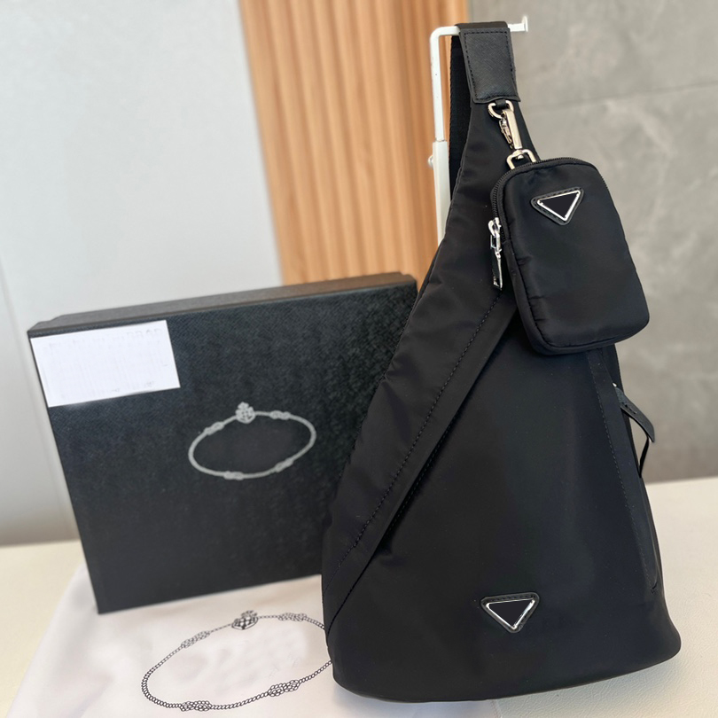 

Designer Chest Bag Women Men Crossbody Shoulder Bags Unisex Travel Portable Totes Purses Wallet Waterproof Parachute Fabric Nylon Messenger Handbags, Blue