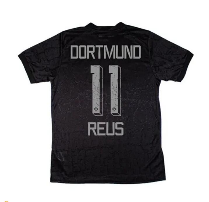 

XXXL 4XL REUS soccer jerseys 23  season 110TH HALLER 2023 2024 away football top shirtS BELLINGHAM HUMMELS BRANDT DORTMUND YEYNA men  kit special all black, Brown