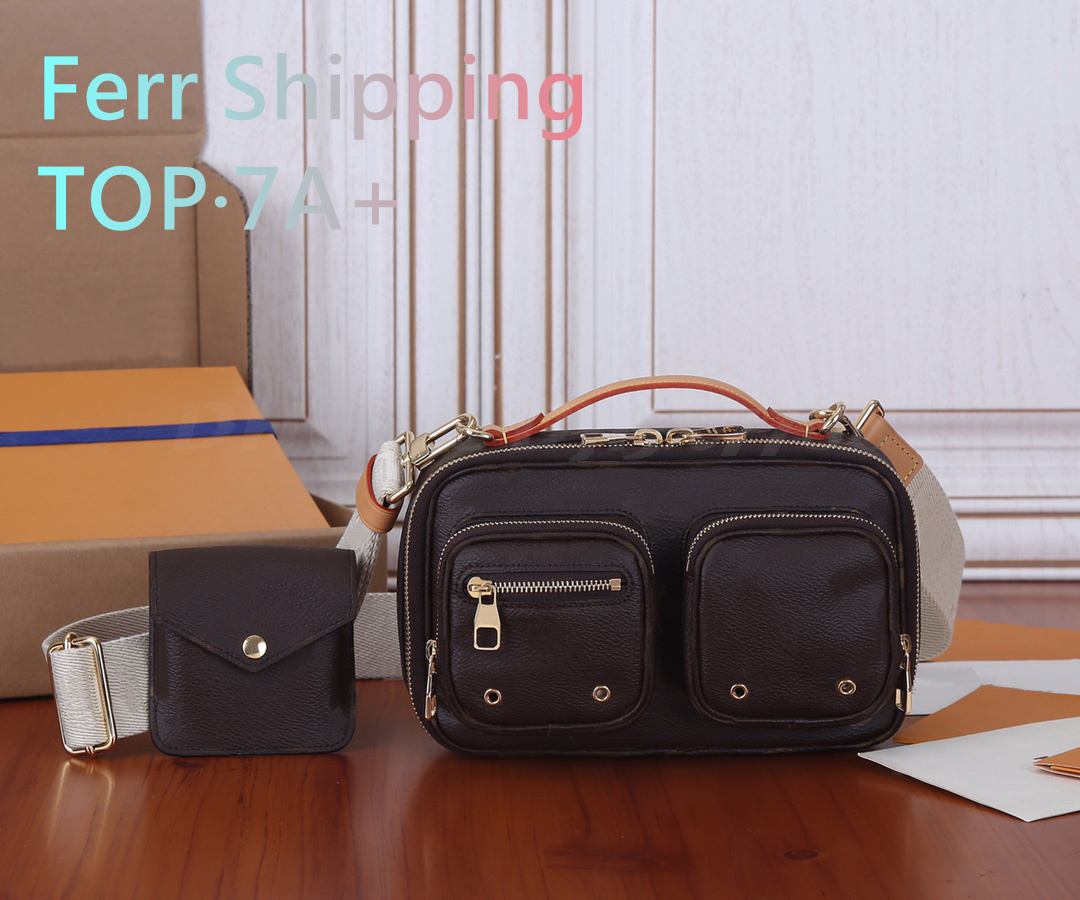 

Designer luxury womens bag Utility Crossbody fashionable casual messenger bag single shoulder bag M80446 TOP 7A Leather handbag Purse camera bag Multifunctional, M80446/18x11x10cm