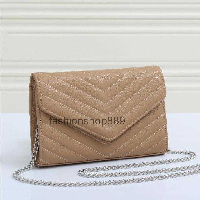 

Evening Bags Wallet Black Shoulder Bags Designer Luxury Bag Quilted Leather Textured Crossbody Handbag Loulou Fashion Chain phone bag card h