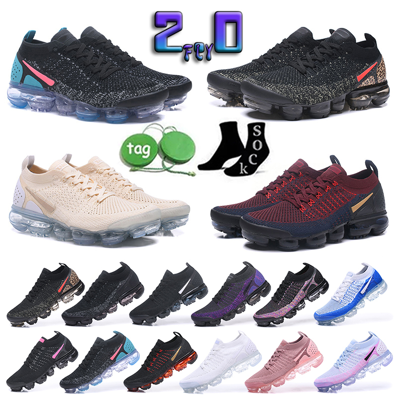 

Moc 2 Laceless 2.0 classic Running Shoes Triple Black Designer Men Women Sneakers Fly White knit cushion Trainers