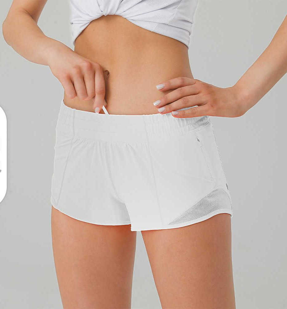 

women Summer Yoga Hotty Hot Shorts Breathable Quick Drying Sports Underwear Women's Pocket Running Fitness Pants Princess Sportswear Gym alo 24ess, Ying yellow