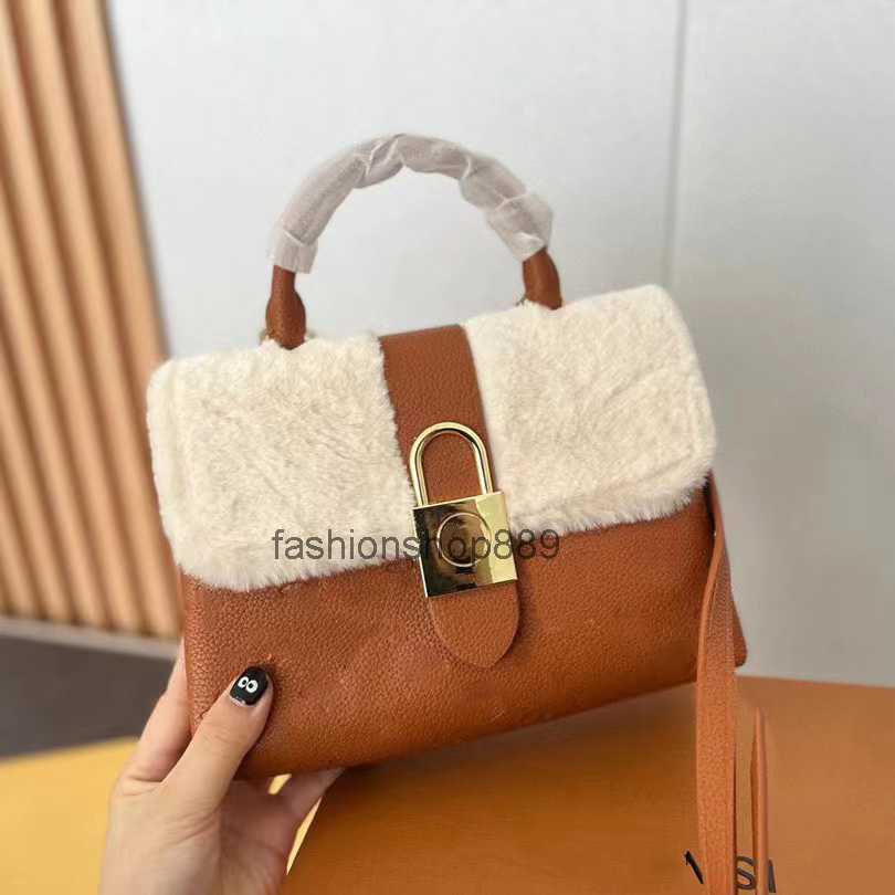 

Bags Shoulder Designer with Letters Old Flower Women's Totes Handbag CrossBody Cosmetic Bag Phone Wallets Purses Brown Luxury top quality Leather chain bag 2023