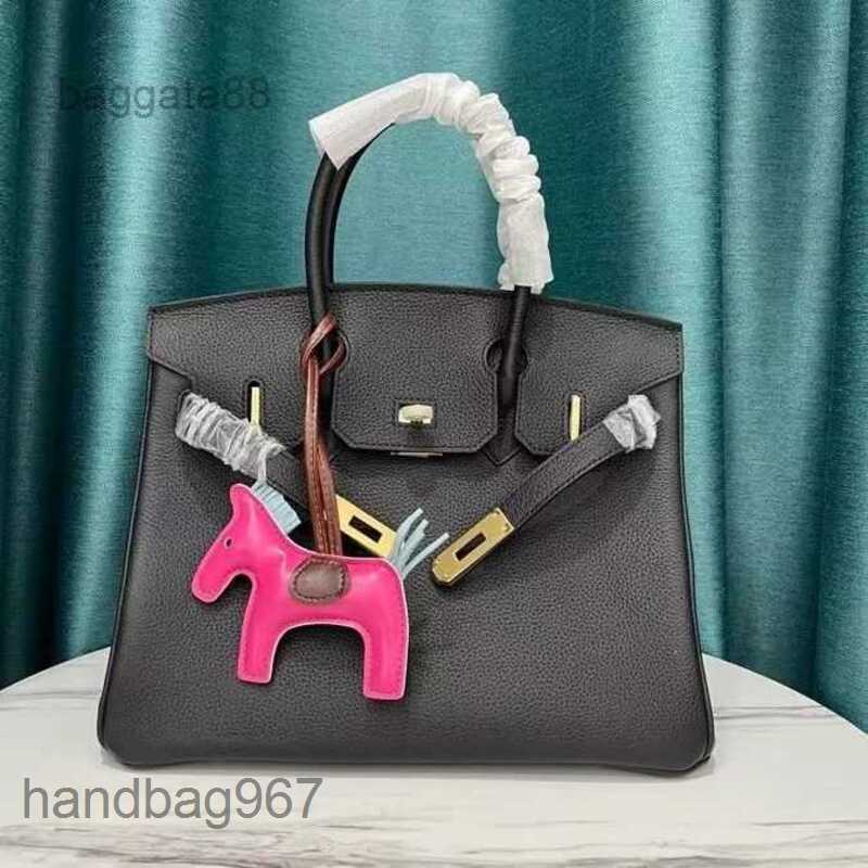 

Handbag Hands outlet Evening fashion Handbag Bags Designer Hermez2023 Birkins Leather Platinum Bag Classic 30cm Leather One Shoulder Messenger Handbag AOMA 54SD, Blue