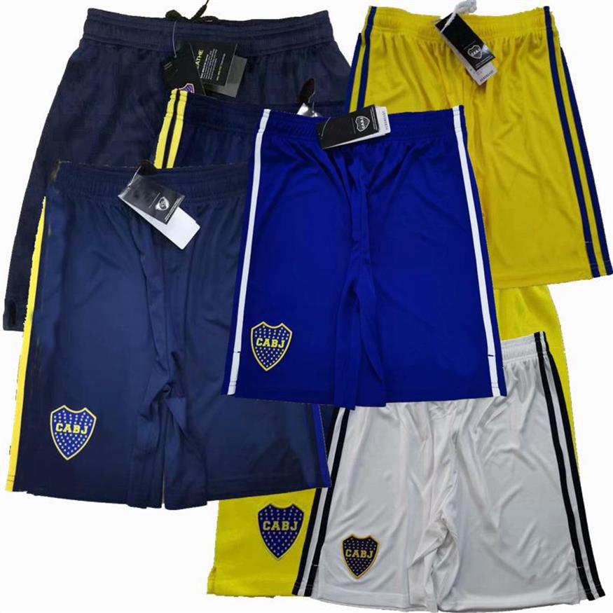 

2021 2022 Boca juniors Soccer Shorts DE ROSSI CARDONA TEVEZ 20 21 22 home away 3rd 4th football Sports pants S-2XL298Y, Home 20/21