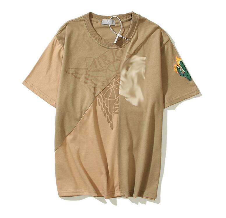 

classical cactus designer t shirt summer short sleeve vintage oversized Travi men tshirt tee mens clothes, Khaki