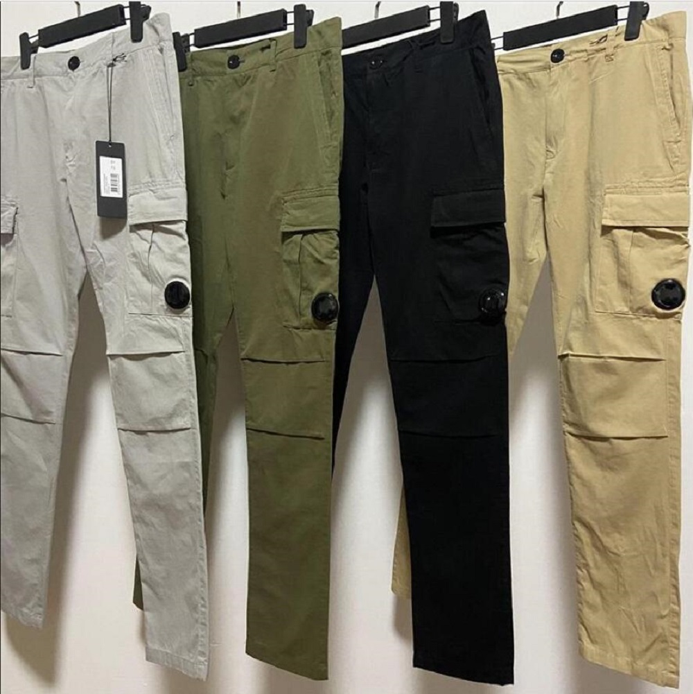 

2023 Newest Garment Dyed Cargo Pants One Lens Pocket Pant Outdoor Men Tactical Trousers Loose Tracksuit Size M-XXL, Army green