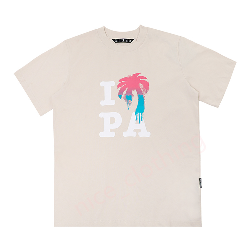 

Mens Designer Palms t Shirt Luxury Brand Tees Print Pa Womens Angle Short Sleeve Casual Streetwear Tops T-shirts Clothing Clothesprza 5W61A
