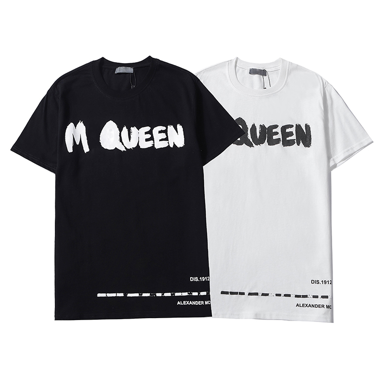 

Mens Designer Clothing Famous T Shirt Letter Print Round Neck Short Sleeve Black White Fashion Men Women T Shirts S-3XL, Customize