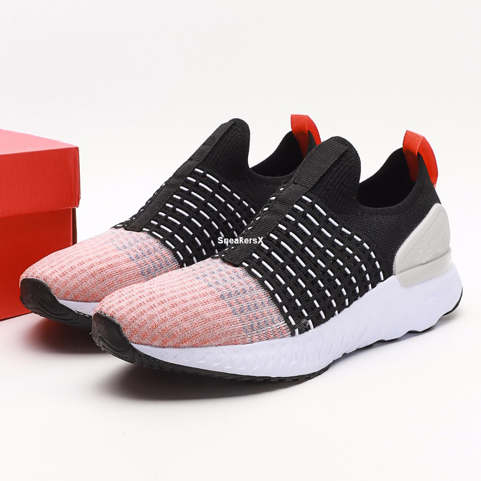 

React Phantom Run 2 Running Shoes for Men Black Team Orange Sports Shoe Women Sneakers Mens Trainers Womens Athletic Man Sport Woman Training DQ7647-001