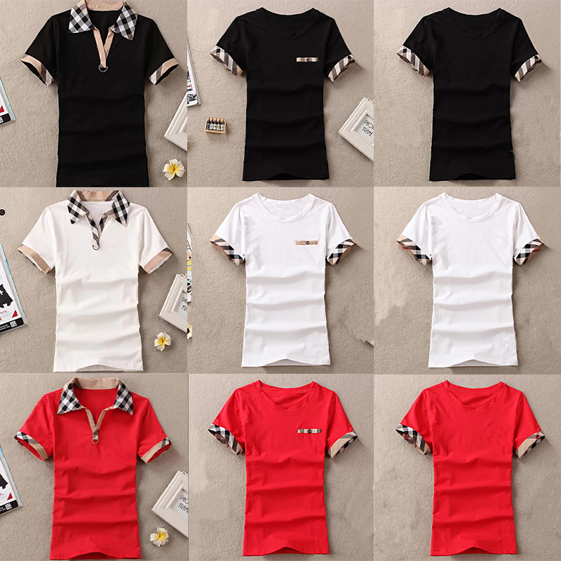 

Designer Brand Women T Shirt Trend Classic Slim Cotton Fabric Printing Comfortable T-shirts short-sleeved for Female Thin White Pure Tops