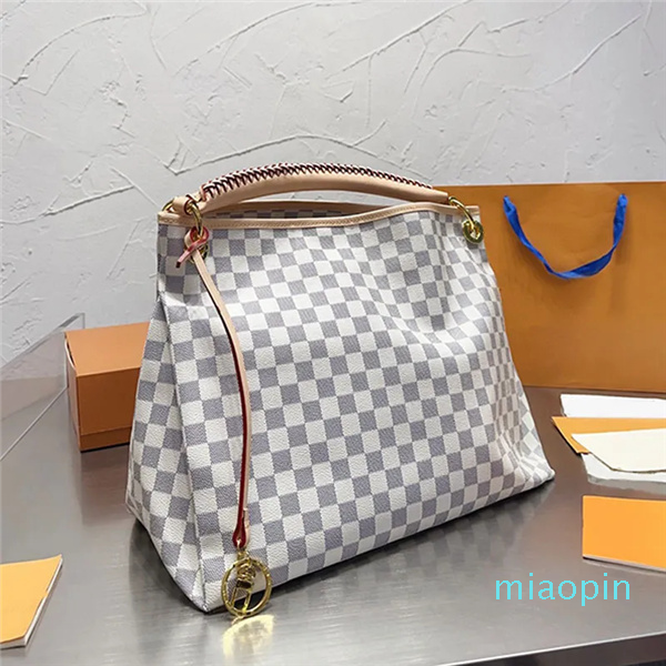 

Artsy Printed Tote Shopping Bag Women Handbag Large Capacity Pocket Knitting Handle Gold Hardware Fashion Letters 5a Quality Handbags