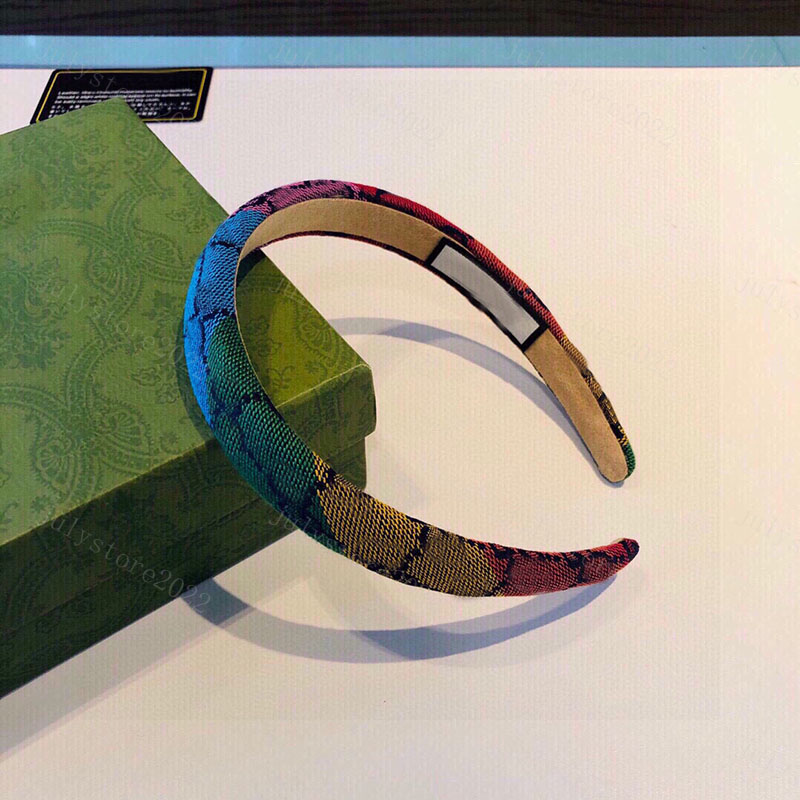 

Vintage Designer Headbands Printing Women Jewelry Thicken Spring HairBands G HeadWrap Cloth Fabric Headwear Street Fashion HeadScarf