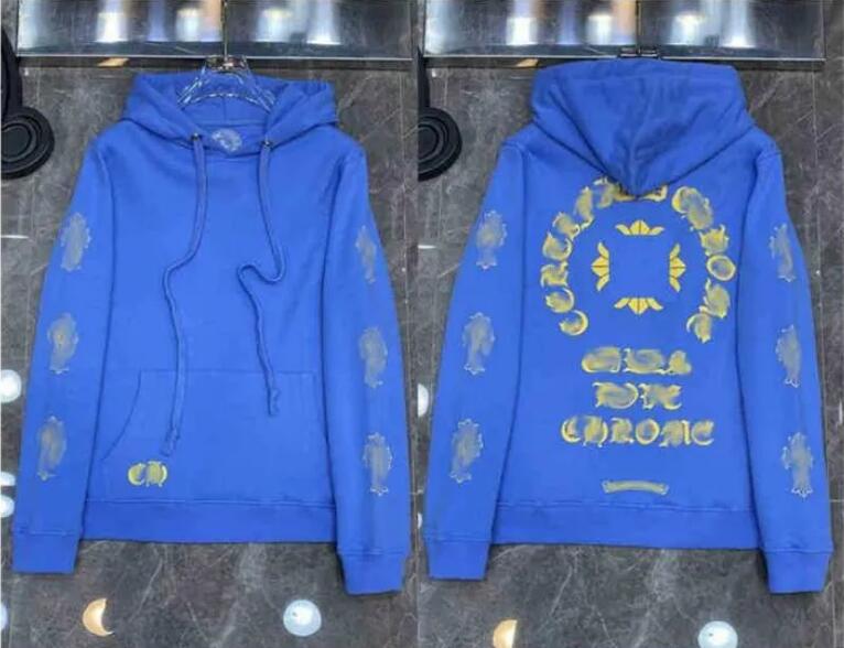 

Chromese Ch hoodie Cozy Woman Jacket Hip Hop Loose Graffiti Gray Designer, 15