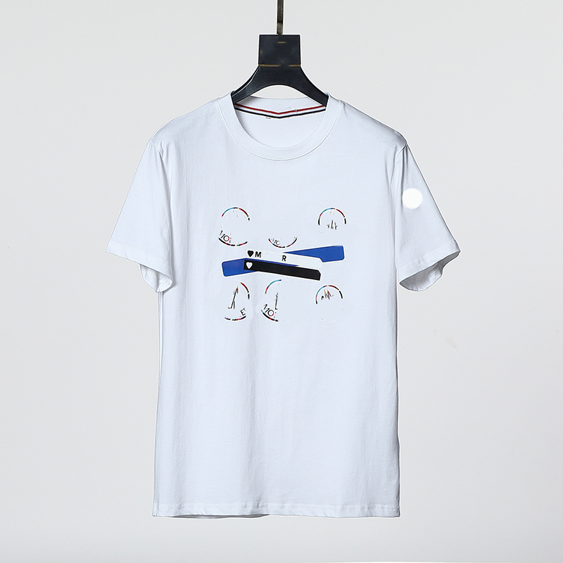 

Designer mens t shirts Womens embroidered badge letter print loose casual cotton polo short sleeve T shirt bottom top Size S/ /L/XL 84E4, 20