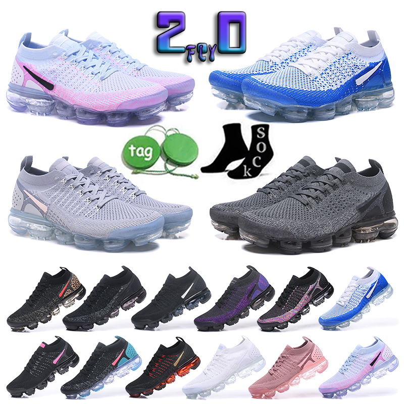 

2022 top quality Moc 2 Laceless 2.0 classic Running Shoes Triple Black Designer Men Women Sneakers Fly White knit cushion Trainers solo, 24