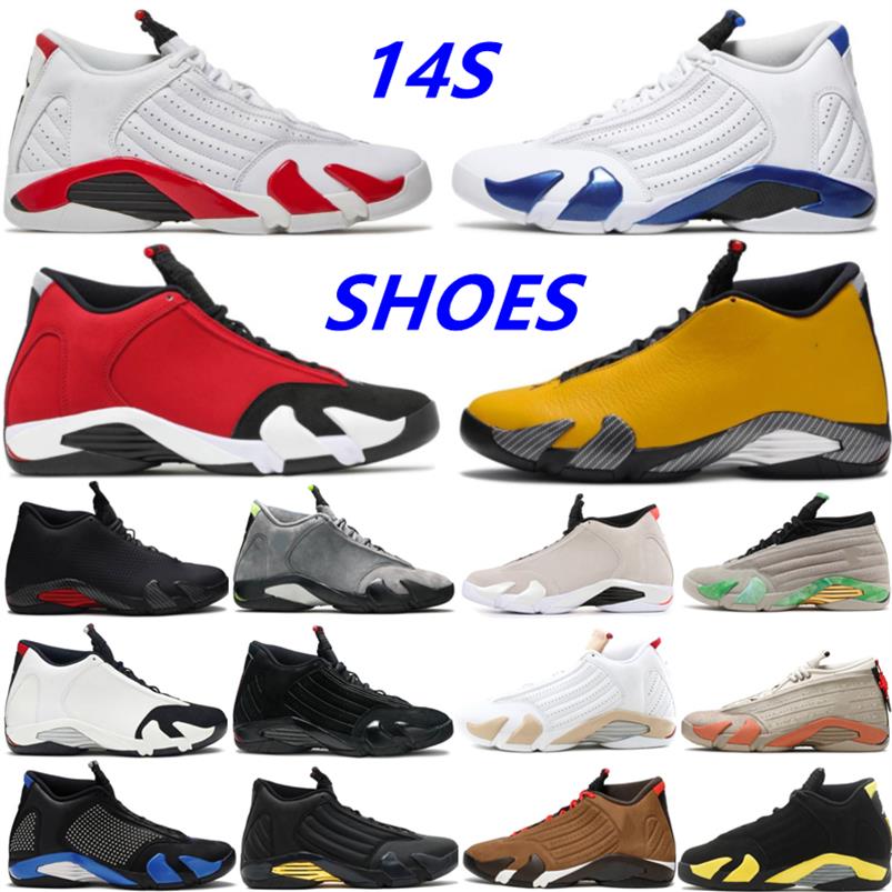 

2022 Newest 14 14s Basketball Shoes Defining Moments black multi-color Trainers Gym Red Fortune 2005 last s candy cane Sneakers2077, Box