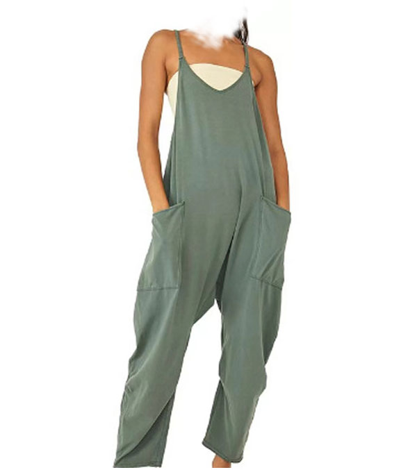 

2023 women' popular zipper pocket suspenders jumpsuit suspenders, Customize