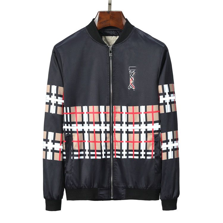 

2023 Designer men's Jacket Black White Yellow Brown Striped plaid brand windproof waterproof hoodie zipper Trench coat Men women Classic 554K, Clear