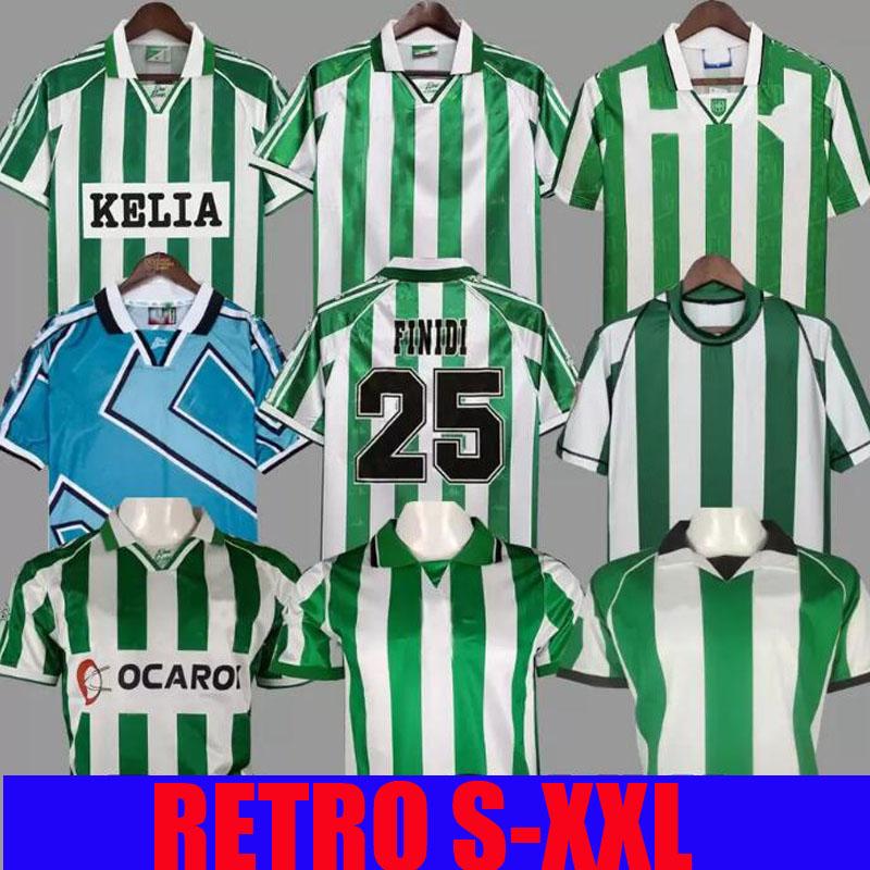 

1976 1977 1993 1994 1995 1996 1997 1998 2002 2003 2004 soccer Jerseys REAL 76 77 94 95 96 97 98 02 03 04 classic vintage football shirt ALFONSO BETIS JOAQUIN DENILSON1188, 98 99 home