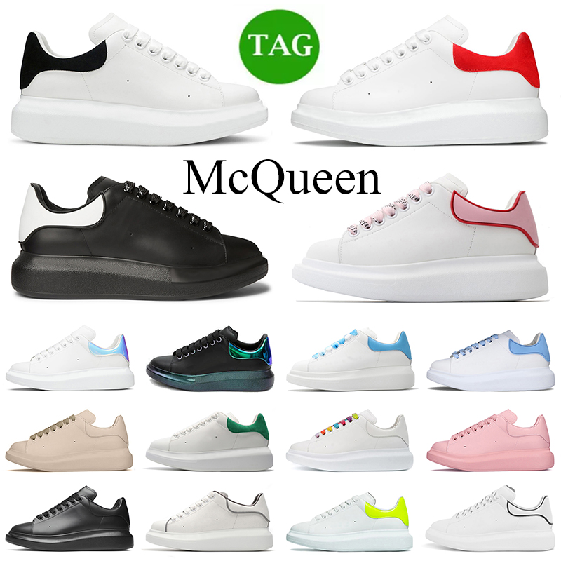 

Designers oversized sneaker Casual Shoes White Black Leather Velvet Espadrilles Trainers Mens Women Flats Lace Up Platform Sneakers alexander mc queen mcqueen, # (52) 36-40