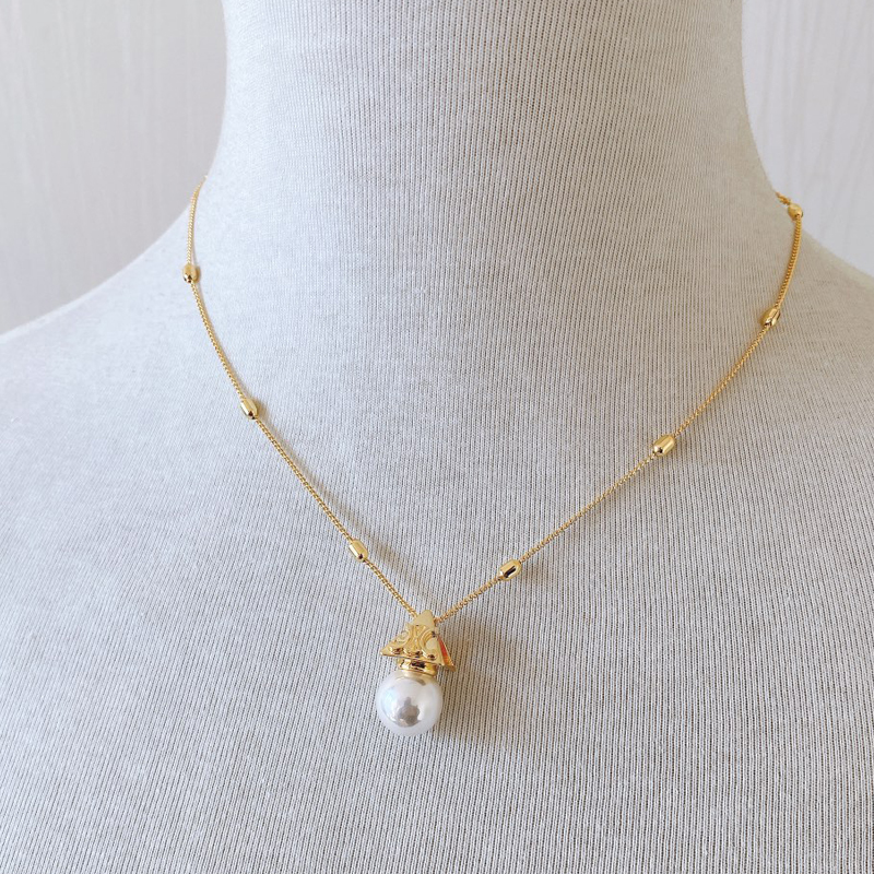 

Luxury Necklace Designer Gold Pearl Necklace Women Classic Jewelry Fashion Pendant Necklace Birthday Present Valentine's Day Gift
