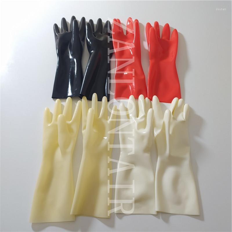 

Bras Sets Flash Sale Sexy Exotic Unisex Latex Short Red Black White Nude Party Club Wear Show One-time Molding Wrist Gloves Mitten Fetish