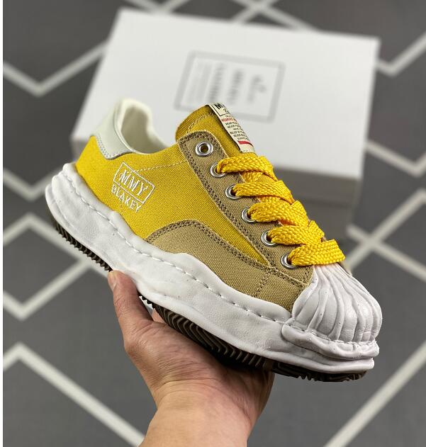 

High Street MMY Thick Bottom Canvas Shoes Mihara Men Sneakers Lace-up Yasuhiro Men's Casual Shoes Women's boots 2023 MMY Sports shoes