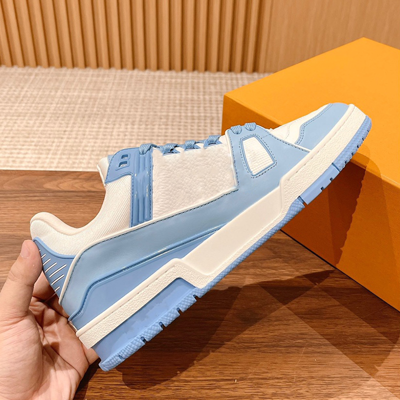 

Casual designer shoes new brand release luxury Shoes L Italy women sneakers Genuine Leather Sequin Classic white men Casual Shoe womens in box unise lace up, Color11