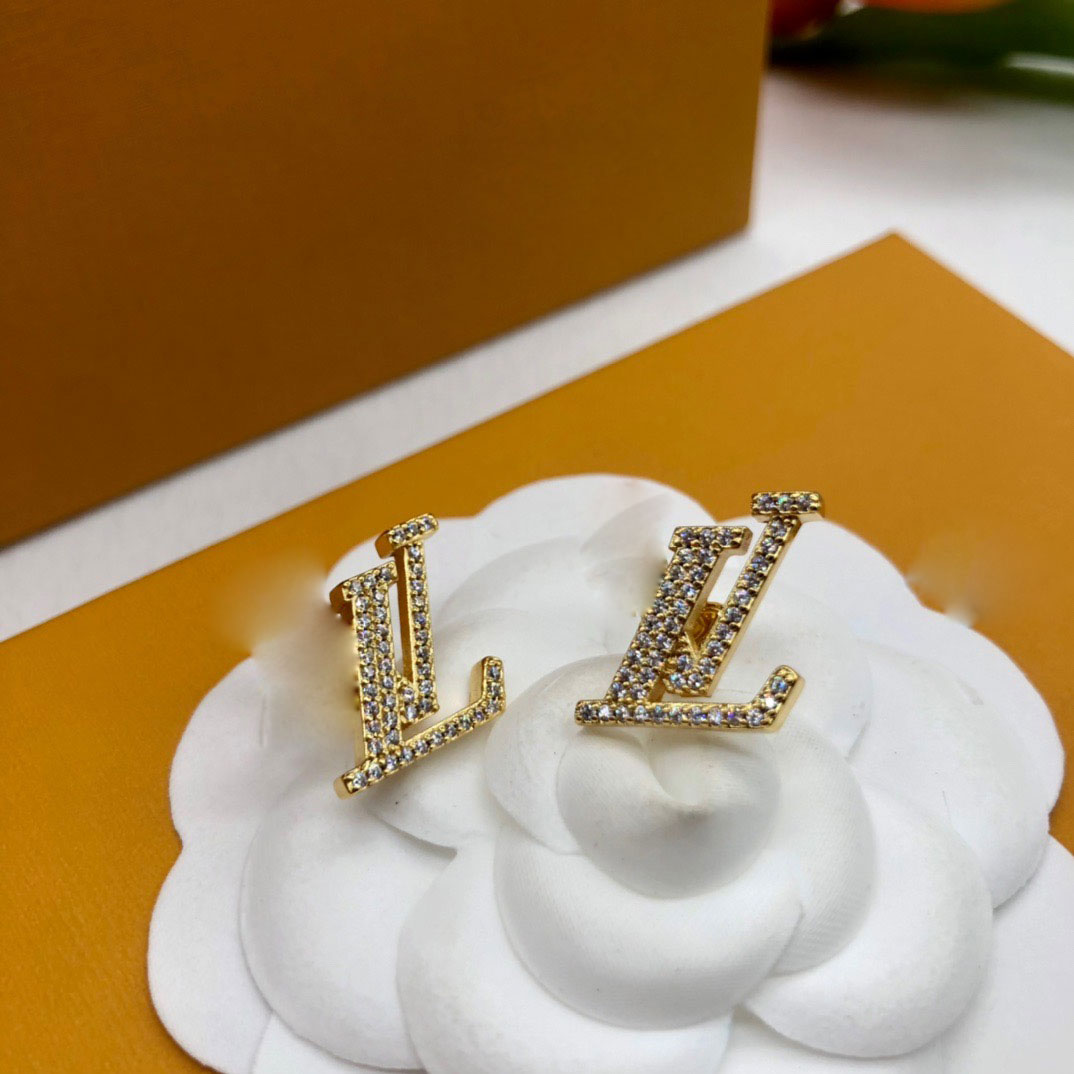

Fashion Ladies Gold Stud Earrings Earrings Jewelry Designer Ladies Earrings Designer Brand Clothing Accessories Shoes Bag Matching Earrings Commuter Design