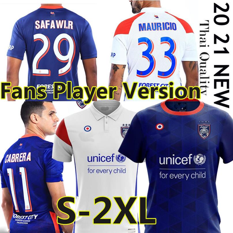 

2021 Malaisie Johor Darul Ta'zim Soccer Jerseys Fans Player Version 20 21 Johorsoutherntigers SAFIQ CABRERA SAFAWI R MAURICIO239S, Malaixiyaroufodui 20 21 home