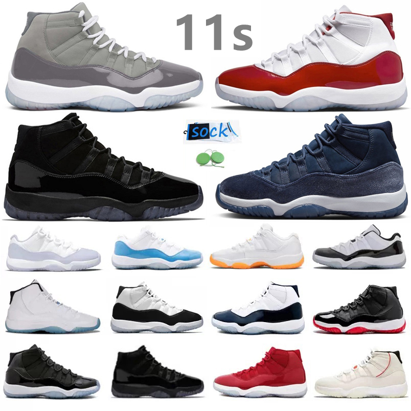 

11 11s Mens Basketball Shoes Cherry Cool Gement Grey Midnight Navy 72 10 Citrus Legend Gamma Blue Bred Cap Gown Concord Gym Red Pink Men Women Trainers Sports Sneakers, Color#36