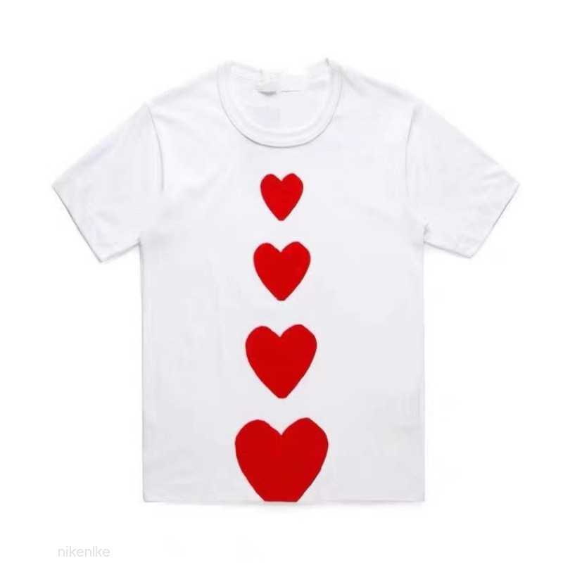 

23Ss Womens t Shirt Designer p Love Printing Short Sleeve Pure Cotton Casual Sports Shirt Fashionable Street Holiday Couple's Same Clothing K88