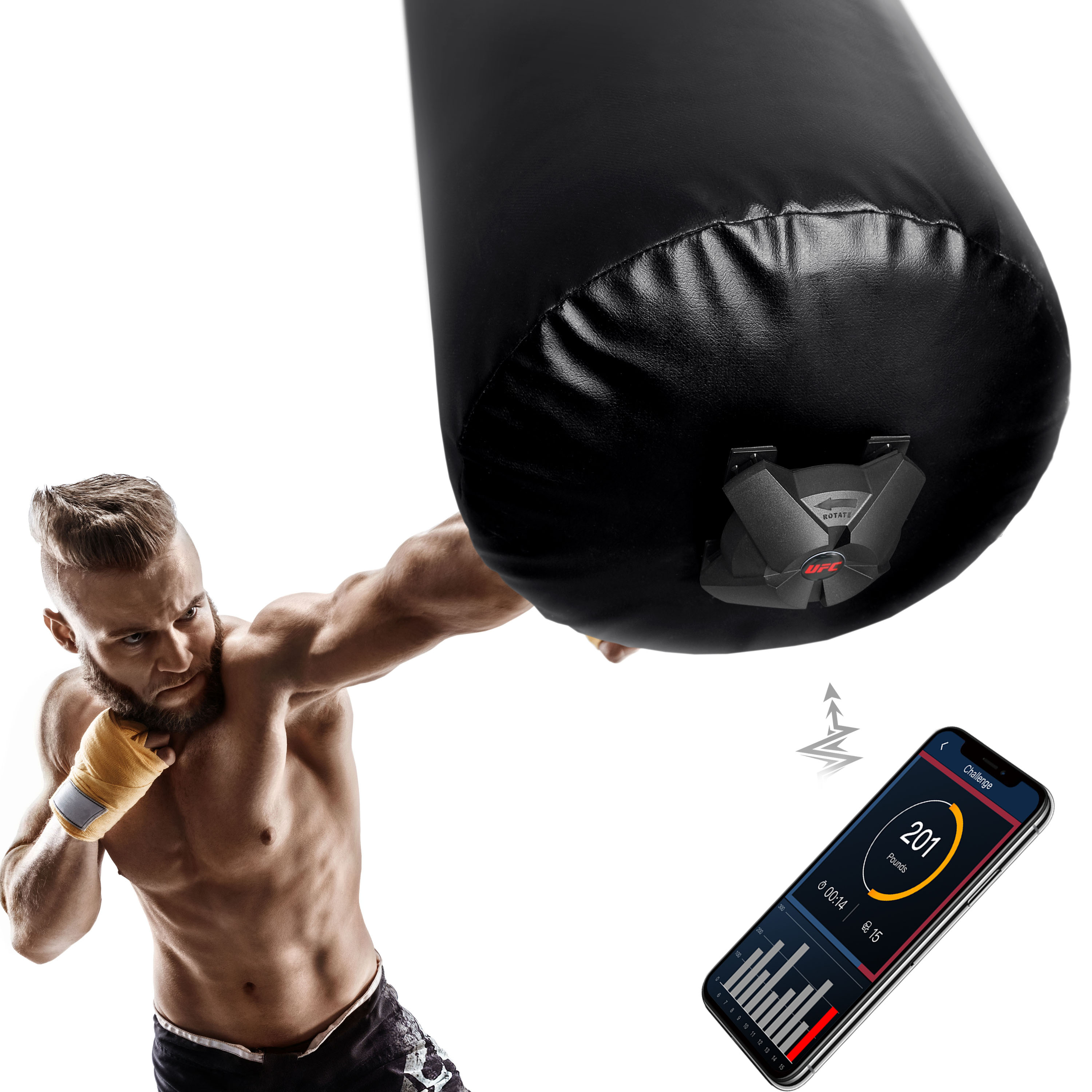 

UFC Force Tracker Combat Strike Heavy Bag Attachment balls