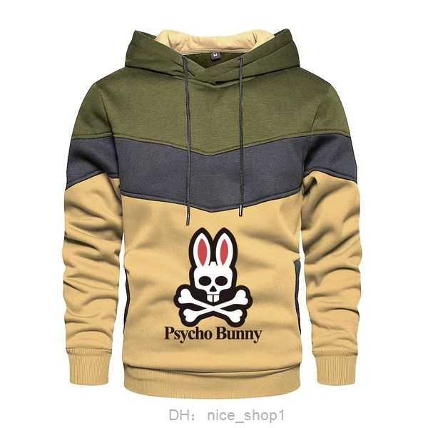 

Psycho Bunny Warm Hooded Hoodies Men Womens Fashion Streetwear Pullover Sweatshirts Loose Lovers Tops Essential Hoody Tracksuits 5 GG8U, Yellow