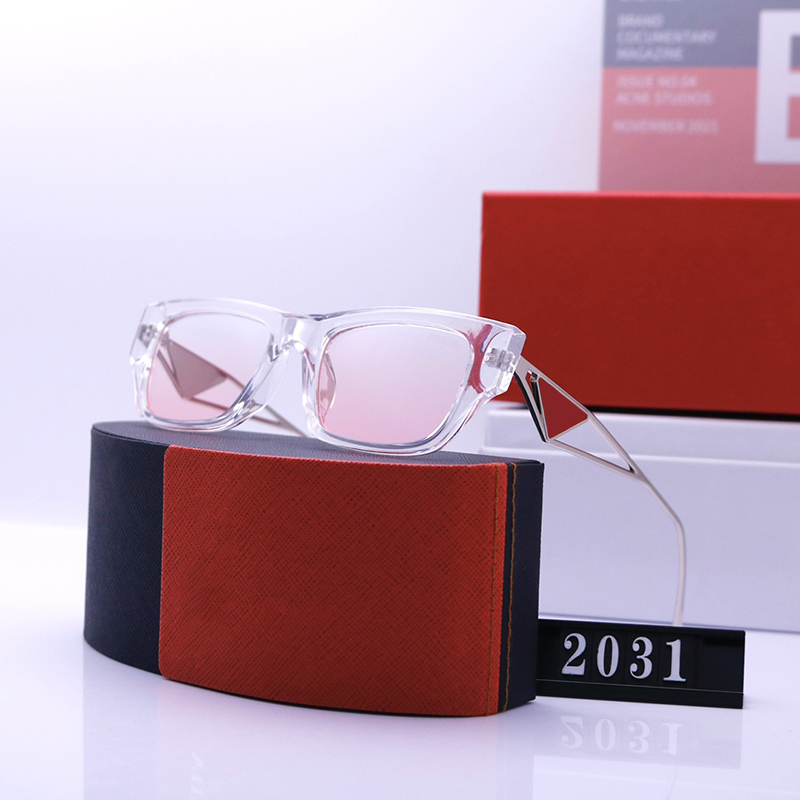 Womens Fashion Adumbral Sunglasses Luxury Designer Sunglass Men Triangle Letter P Sun Glasses Beach Glass UV400 Eyeglasses Eyewear 2303012BF