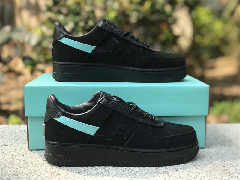 

1837 shoes AF 1 Low Tiffany Black Blue Outdoor Sneaker Sports With Original Box