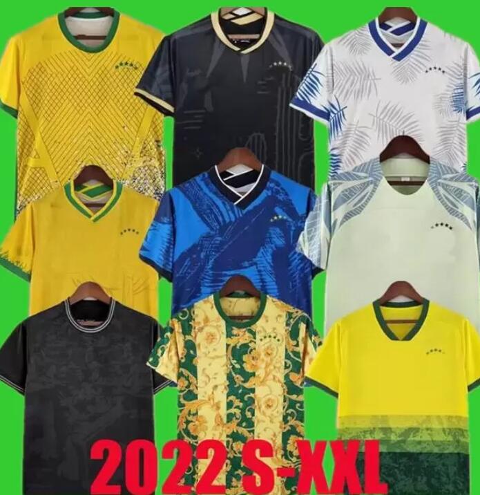 

concept classic 2022 2023 bRAZILS soccer jersey PAQUETA COUTINHO football shirts FIRMINO brasil Camiseta de futbol 22 23 MARQUINHOS VINI JR ANTONY SILVA DANI ALVESs