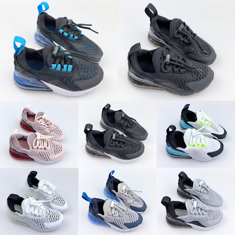 

Running kids shoes 270 designer boys girls shoe Children baby kid youth toddler infants sneaker trainers black Sports outdoor