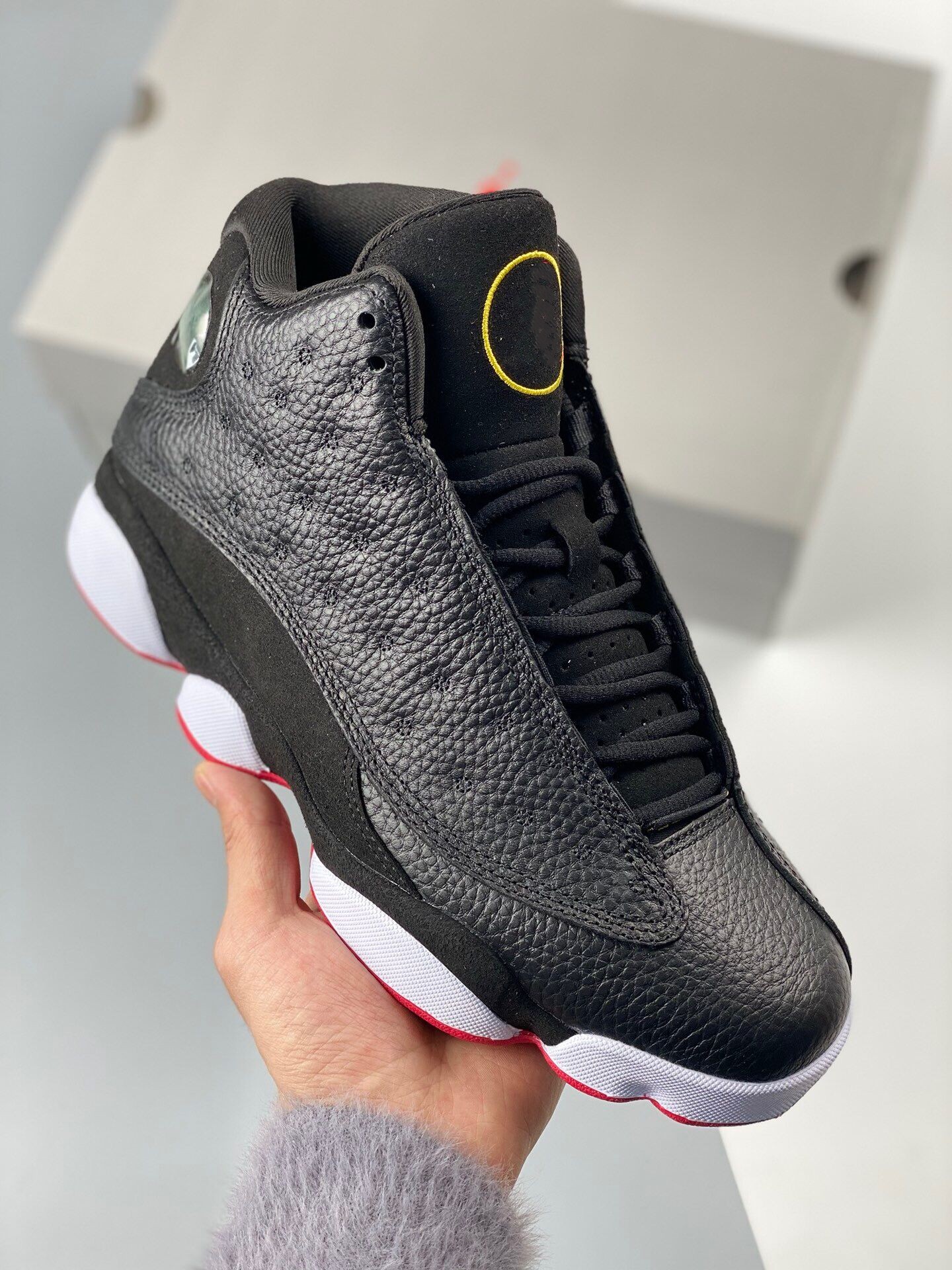 

top quality Casual Shoes Wholesale Boys Jumping XIII Basketball Designer Men Jumpman 13 13s Playoffs (2023) Black Varsity Red-White-Vibrant Yellow Outdoor Sneakers