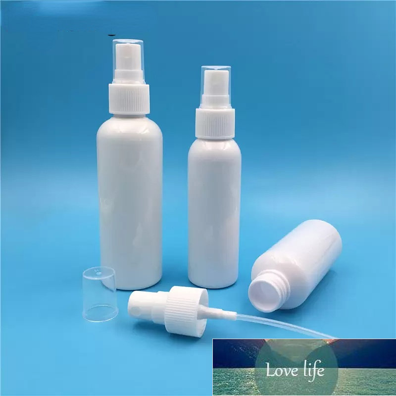 

Packaging Bottles 100 pcs/lot 10 20 30 50 60 100 ml White Plastic Spray Perfume Bottles Empty Cosmetic Container