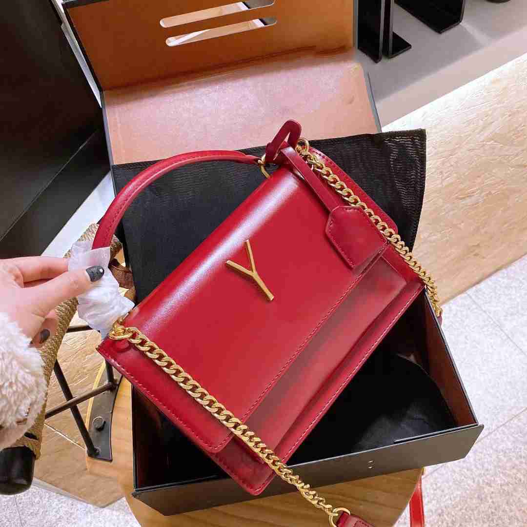 

Messenger Bags Y Envelope Shoulder Bags Designer Luxury Zuolan Sunset Bag Claic Latest Color Women Chain Handbag Toothpick Pattern Leather Womens Cro Body