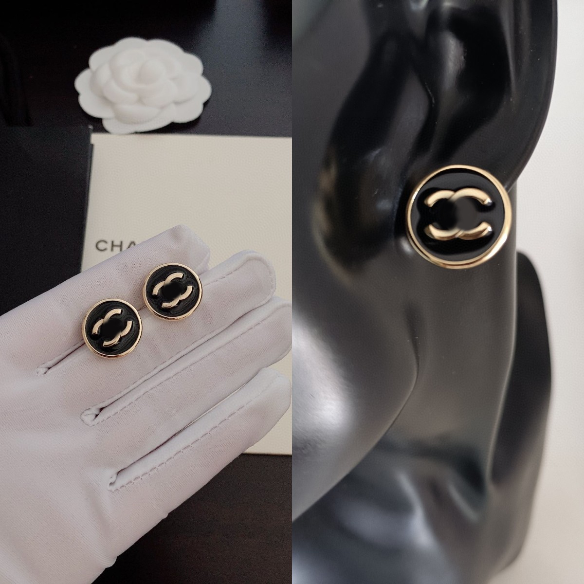 

19 color 18K Gold balck Designer Letters Stud round Earring Crystal Geometric Luxury Brand Women Rhinestone Pearl Wedding Party