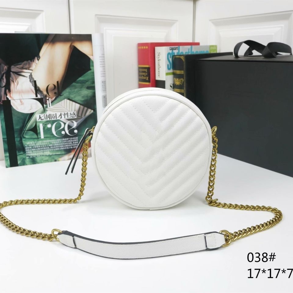 

5A Envelope Shoulder Bags Designer Bag Female Presbyopic Emboing Leather Handbag Chain Meenger Vintage G Bucket Woman Oblique Cro