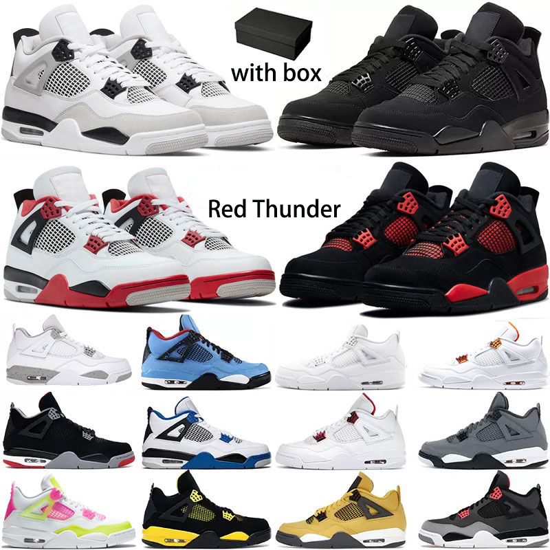 

sneakers running shoes dunks 4s basketball shoes Deep Sea Black Cool Grey White Cement Violet Ore Black Cat Red Thunder Infrared Bred Pink Blue Canvas sneakers, 12