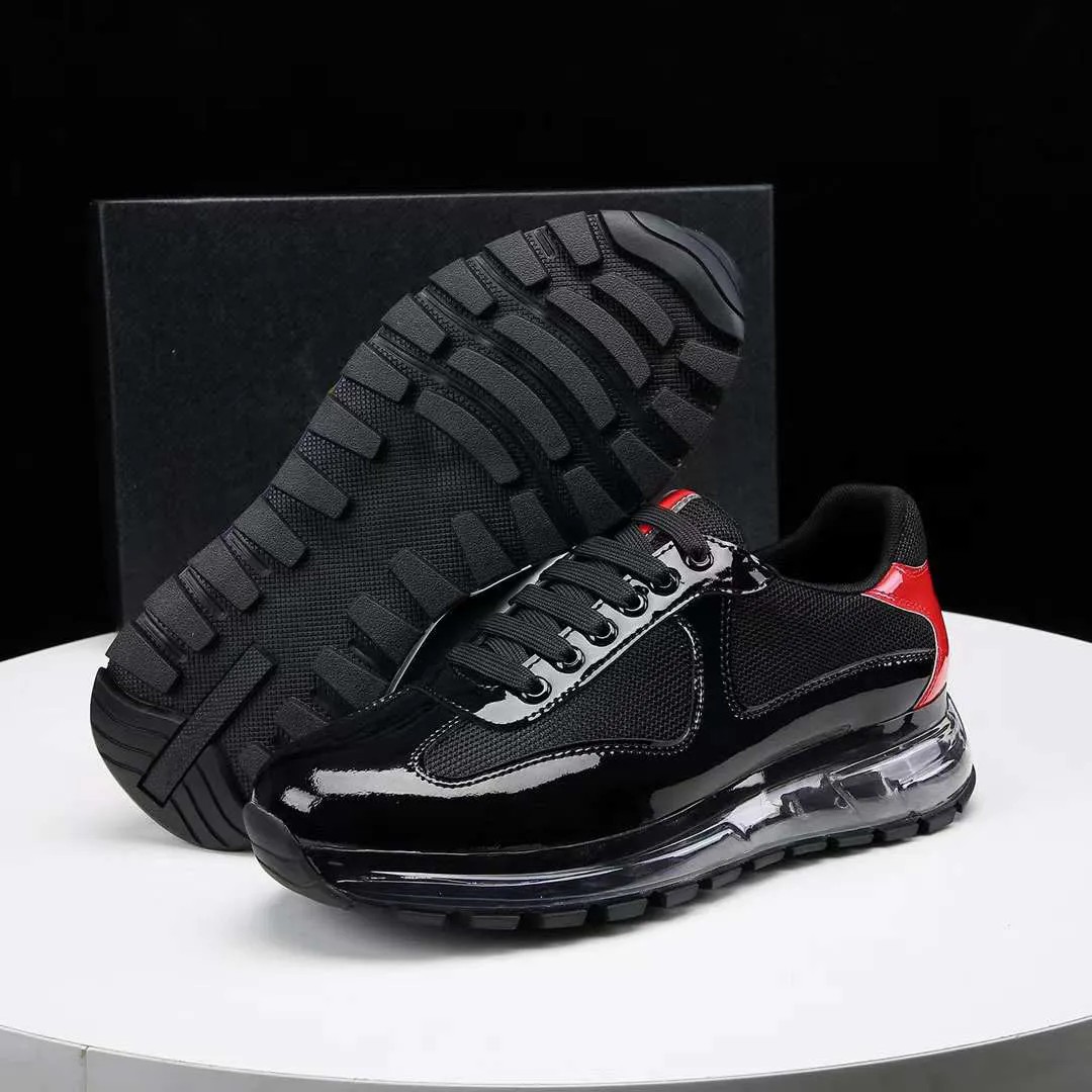 

Design Perfect Brand America Cup shoes Air cushion molded non-slip rubber outsole Men Rubber Sole Casual Walking Comfort Outdoor Runner Sports EU38-46 Various Styles